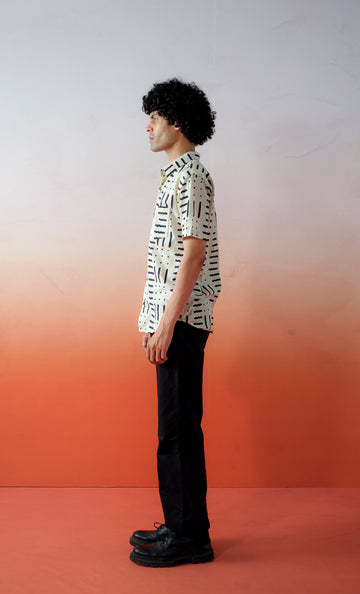 Tokyo Shirt-Hand Block Printed Cotton Men’s Shirt