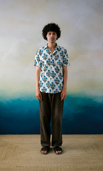 Jaipur Heritage – Hand Block Printed Cotton Men’s Shirt