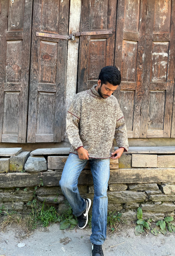 Treepie Grey Turtleneck Jumper