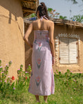 Shop Desert Rose Ikkat Midi Dress | Buy Lavender Midi Dress online