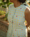 Shop Penelope Gingham Vest Top | Buy the Cotton Waistcoat For Women