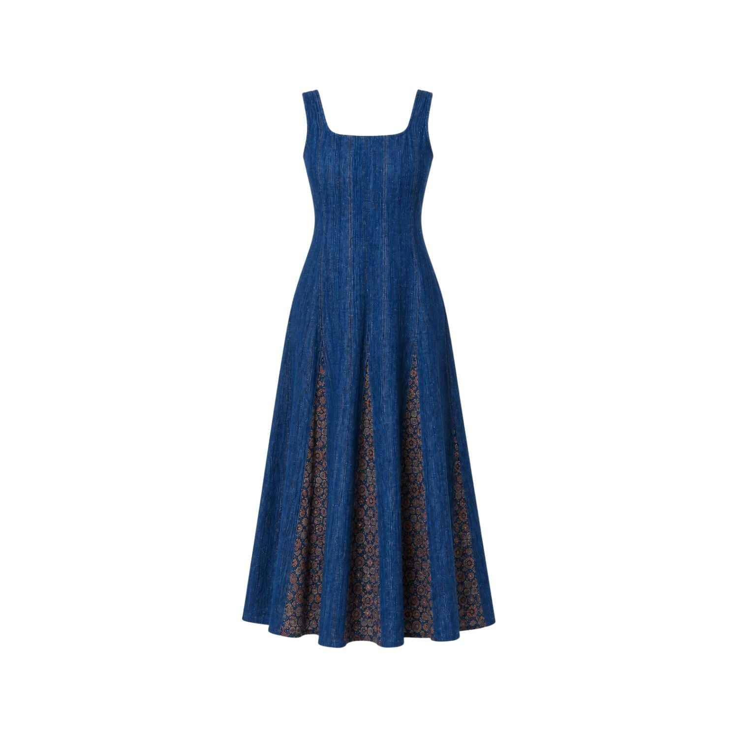 Shop Artemis Handloom Denim Midi Dress | Buy Online
