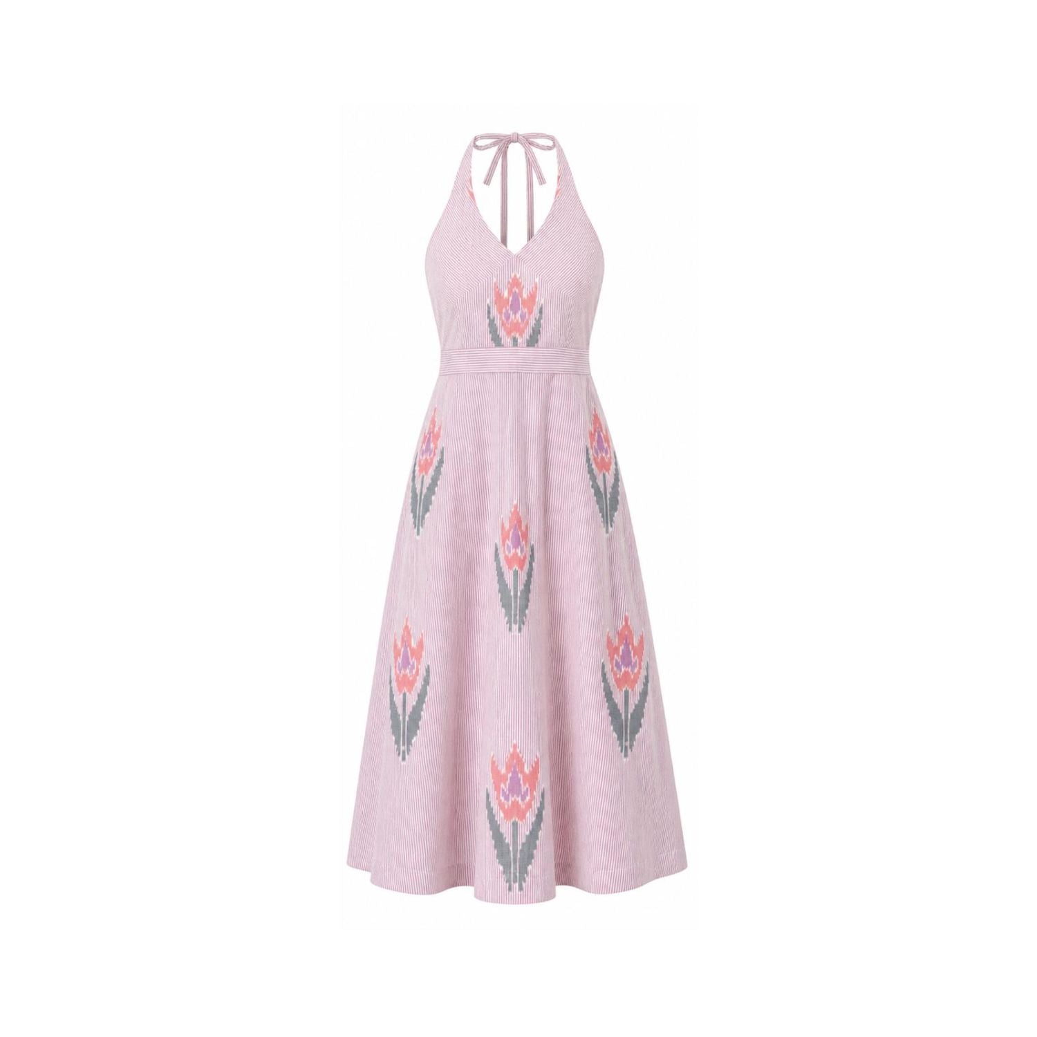 Shop Desert Rose Ikkat Midi Dress | Buy Lavender Midi Dress online