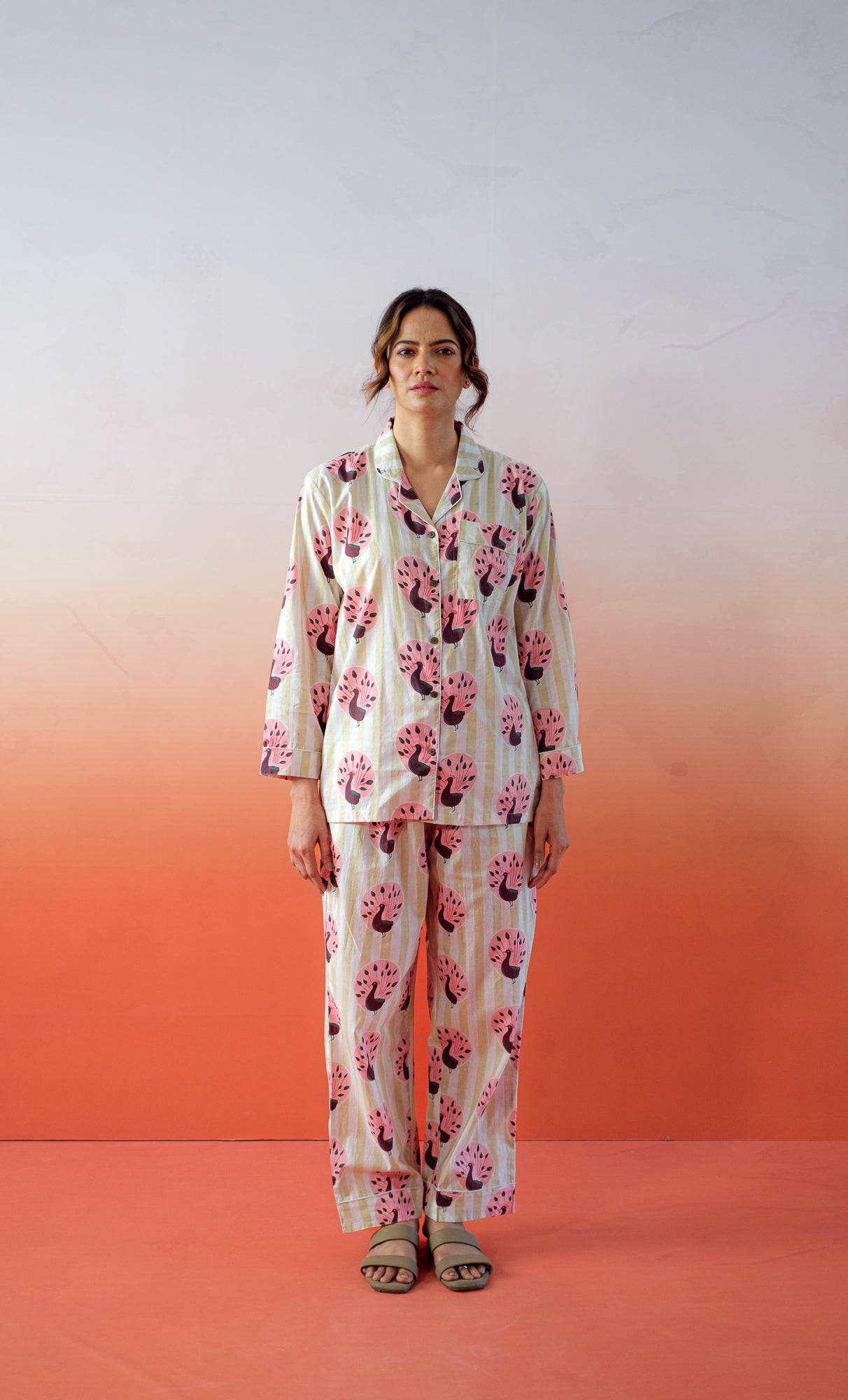 Peacock Dance PJ Set