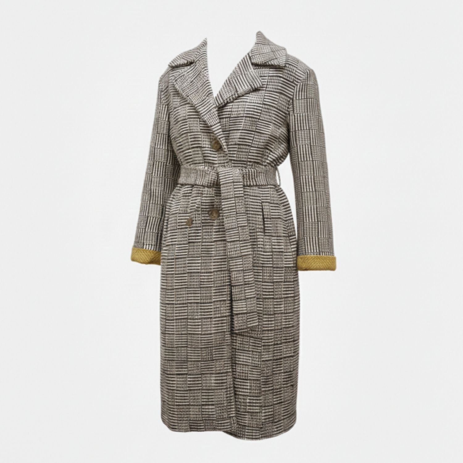 Polaris Daabchitra Coat – Grey & Green