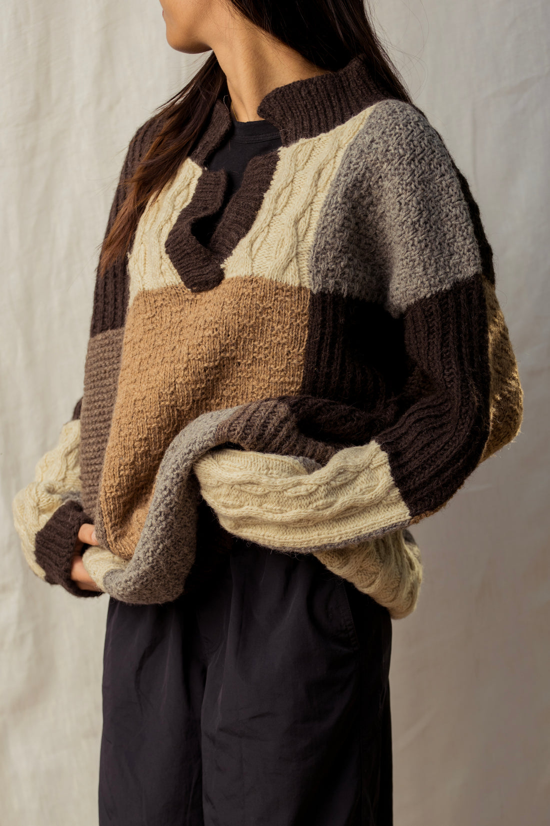 Monal Patchwork Trui