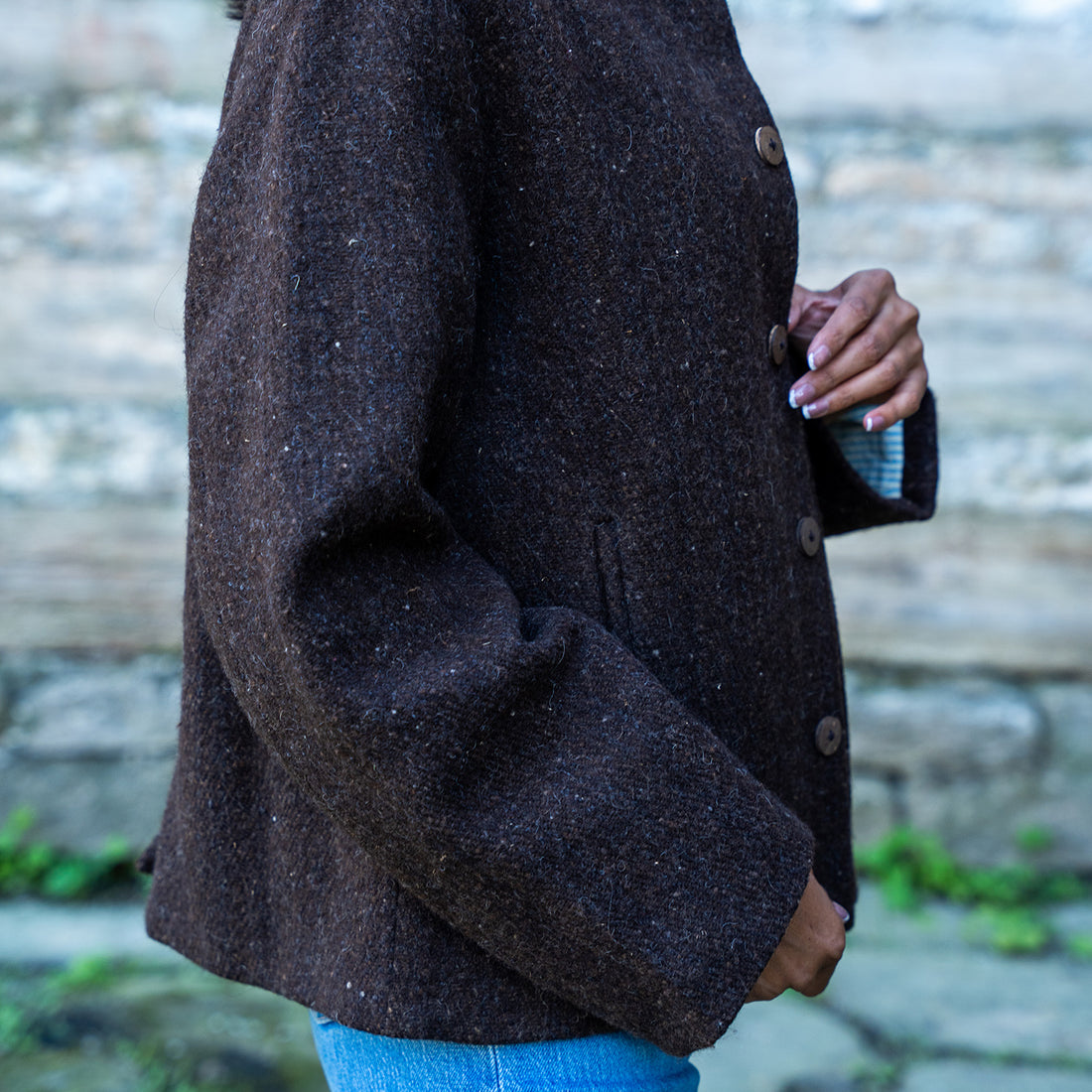 Shepherd Wool Jacket - Black