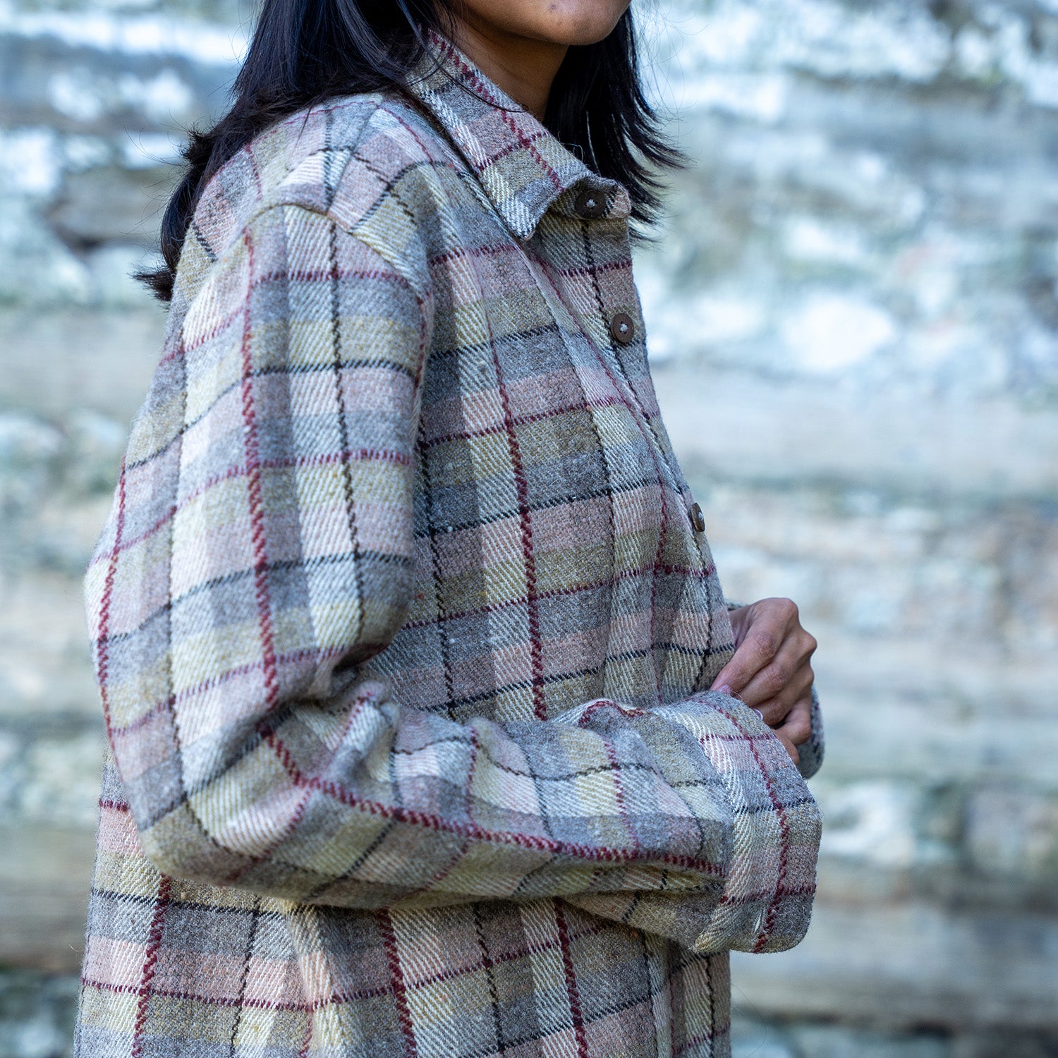 Style Beige Checked Shacket Zara Plaid Overshirt Shacket: Cream Brown Check, Size S (fits L Style Beige Checked Shacket Zara Plaid Overshirt Shacket: Cream Brown Check, Size S (fits L